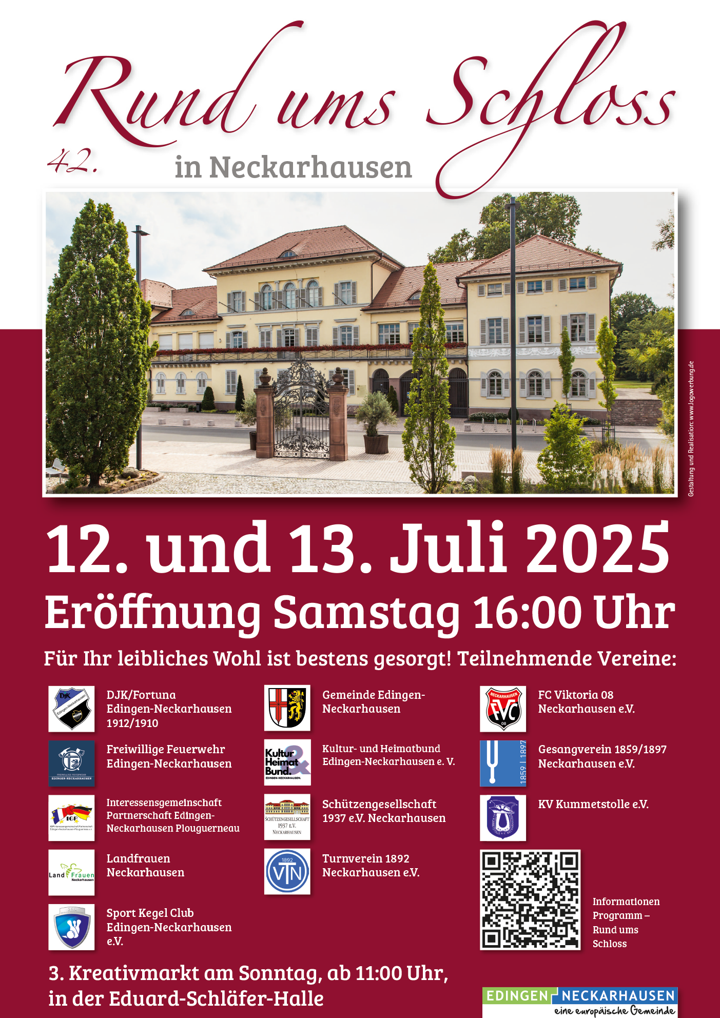 Plakat Rund ums Schloss